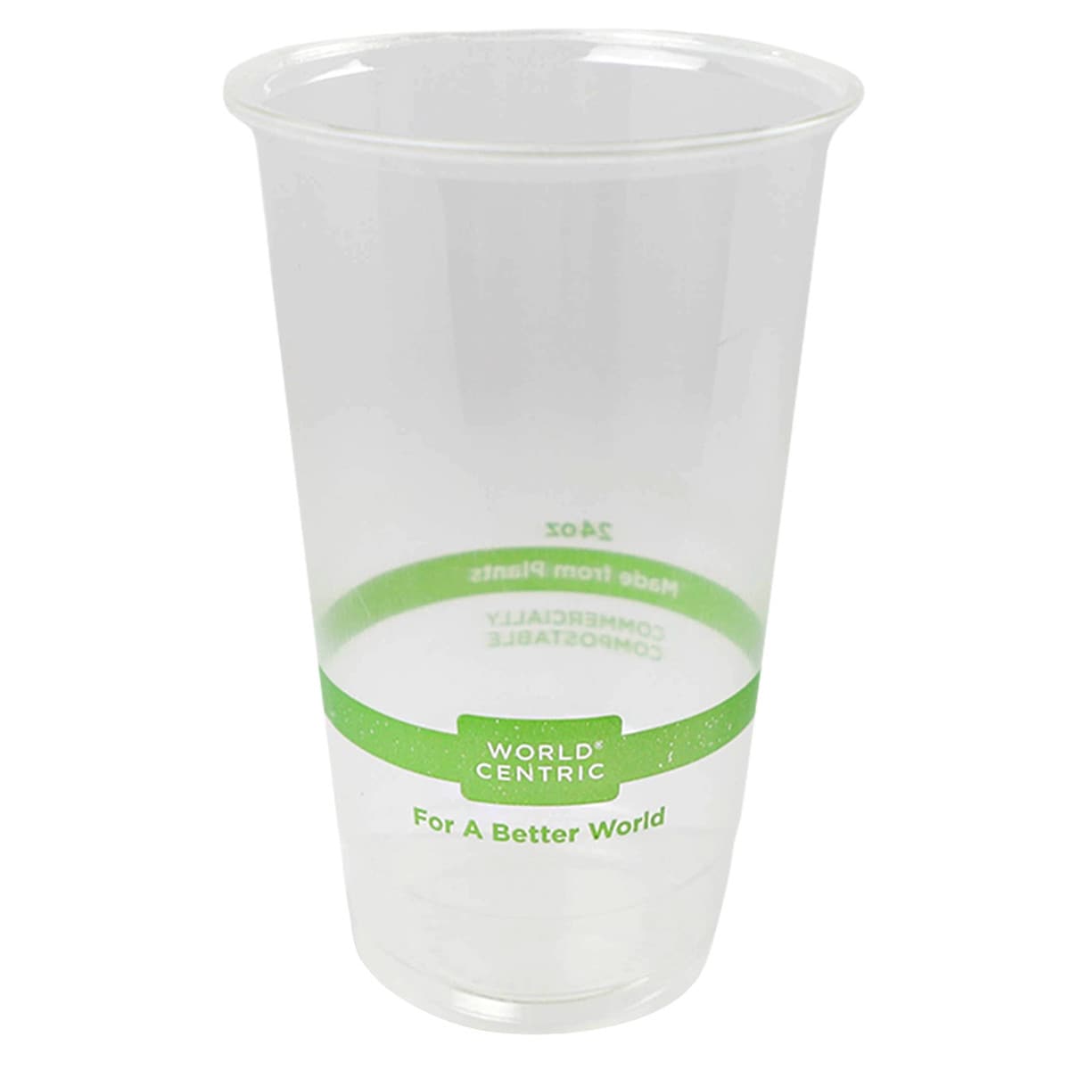 World Centric 24 oz Compostable PLA Clear Cold Cups (QTY 1000), SKU CP-CS-24
