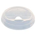 World Centric Compostable Sip Lid for 9Q-24 oz Clear Cold Cups, Clear (QTY 1000), SKU CPL-CS-12NS