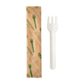 GreenStripe Renewable & Compostable Paper Cutlery Wrapped 6" Fork FSC MIX CREDIT (QTY:500)