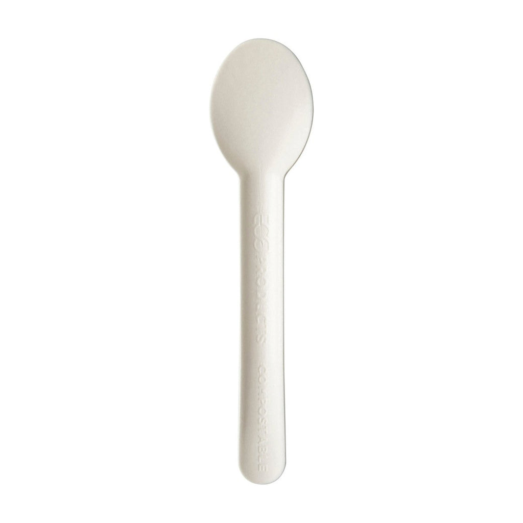 GreenStripe Renewable & Compostable Paper Cutlery Wrapped 6" Spoon FSC MIX CREDIT (QTY:500)