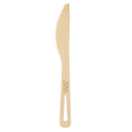 World Centric 6.7in Bamboo Knife FSC Certified Compostable Cutlery (QTY 2000), SKU KN-BB-67