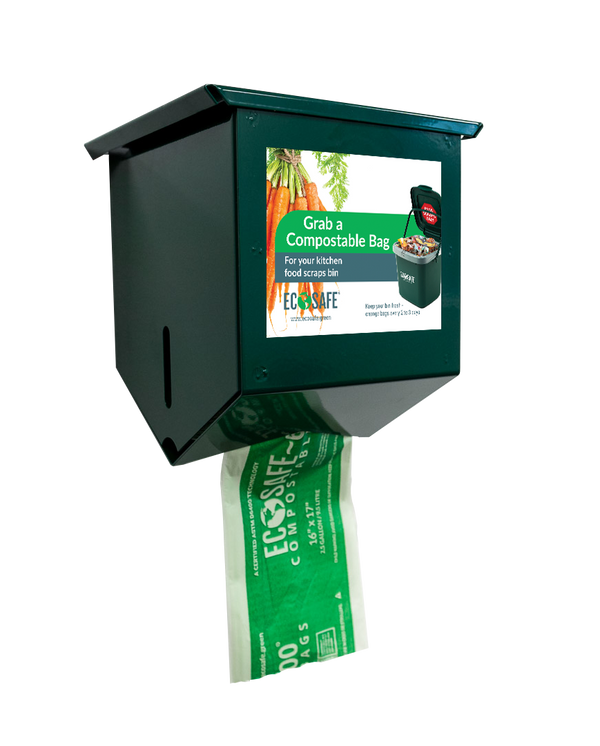 EcoSafe Zero Waste MultiRes Dispenser for HR1617-6 Compostable Liners, SKU MFRD-1