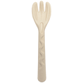 World Centric 10 in Compostable Fiber Serving Fork Plant Fiber Utensil (QTY 100), SKU SF-FB-10-LF