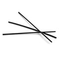 Vegware 5.25 in Compostable Black PLA Cocktail Straw (QTY 10000), SKU SS03-BLC