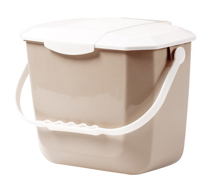 Nova Products 2 Gallon/8 Liter Kitchen Organics Compost Bin, Avocado/Beige (QTY 1), SKU CREW_PP8L